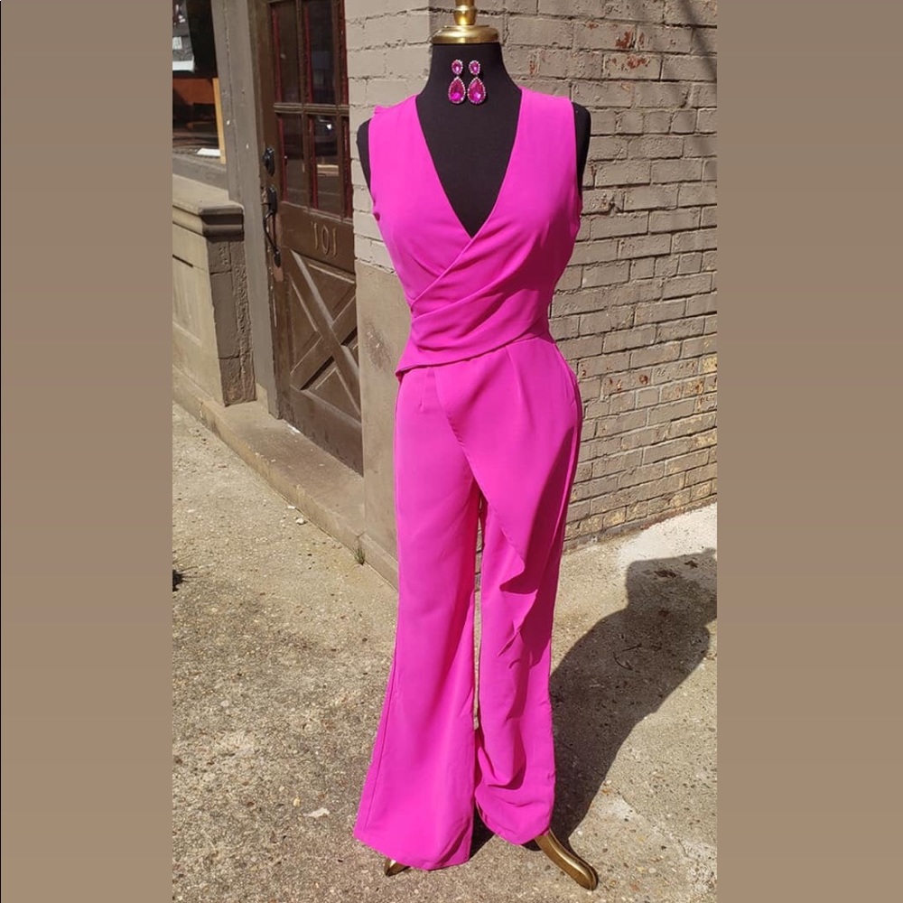Pink jumpsuit